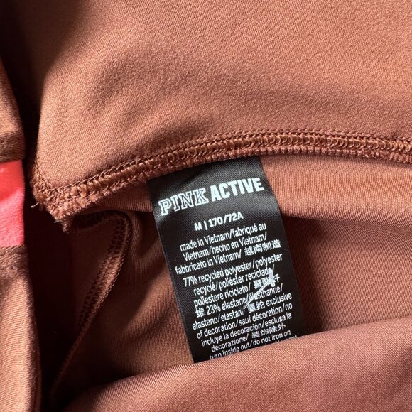 PINK Active Bike Shorts New With Tags, Victoria's Secret, Brown Soft Ultimate, M - Picture 5 of 9
